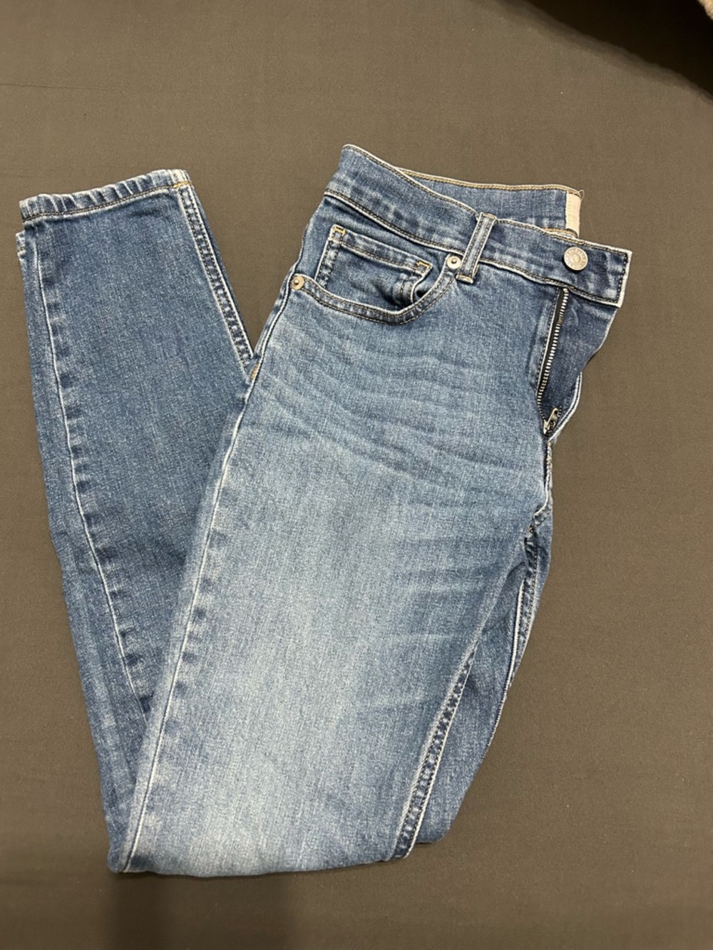 Everlane Medium Blue Skinny Jeans